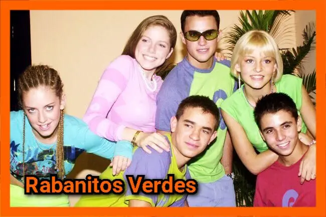 Angelique Boyer en sus inicios artísticos con Rabanitos Verdes