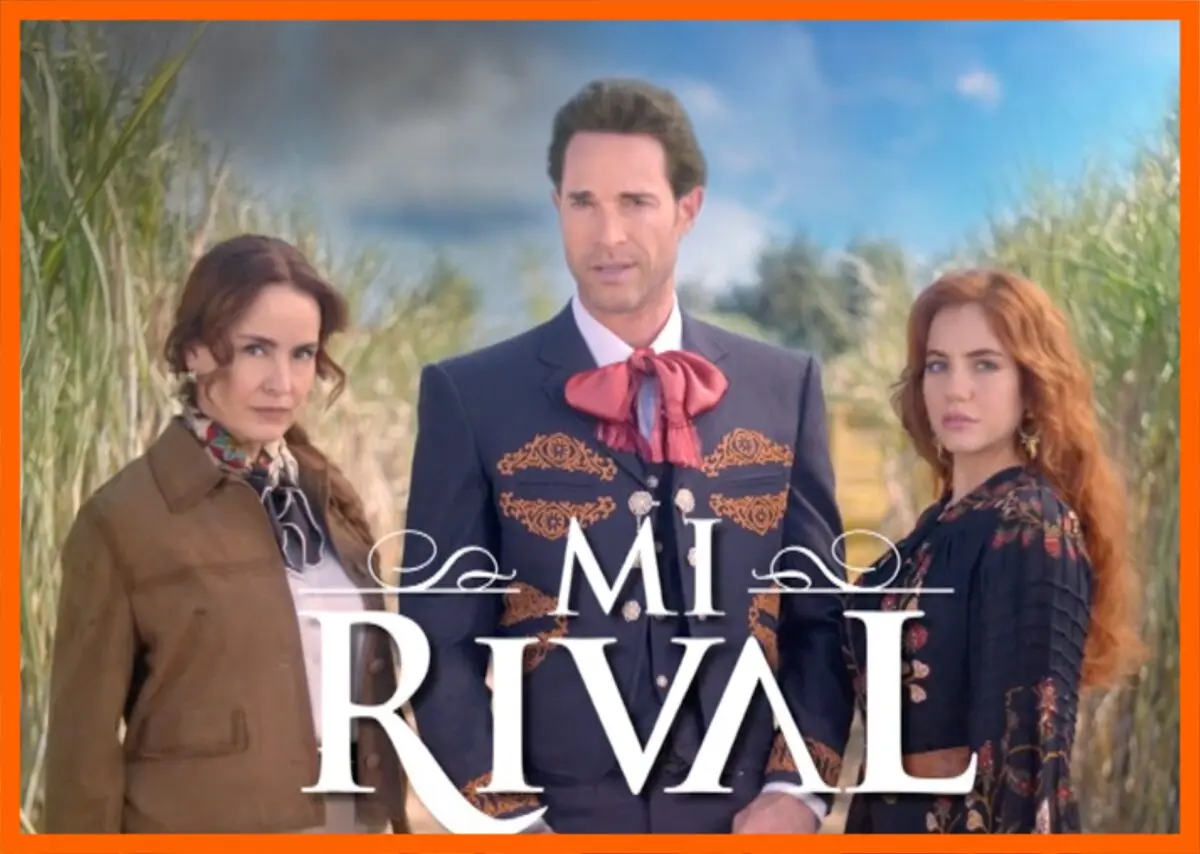 Alejandra Barros, Sebastián Rulli y Ela Velden en entrevista Mi Rival 2026 - elenco telenovela